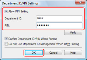 Canon Printer Clear Department Id And Pin